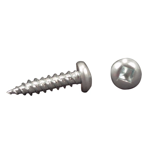 Ap Products 012-PSQ50 8 X 3/4 Pan Head Square Recess Screw, Pack of 50 - 3/4", Zinc 012-PSQ50 8 X 3/4 - main